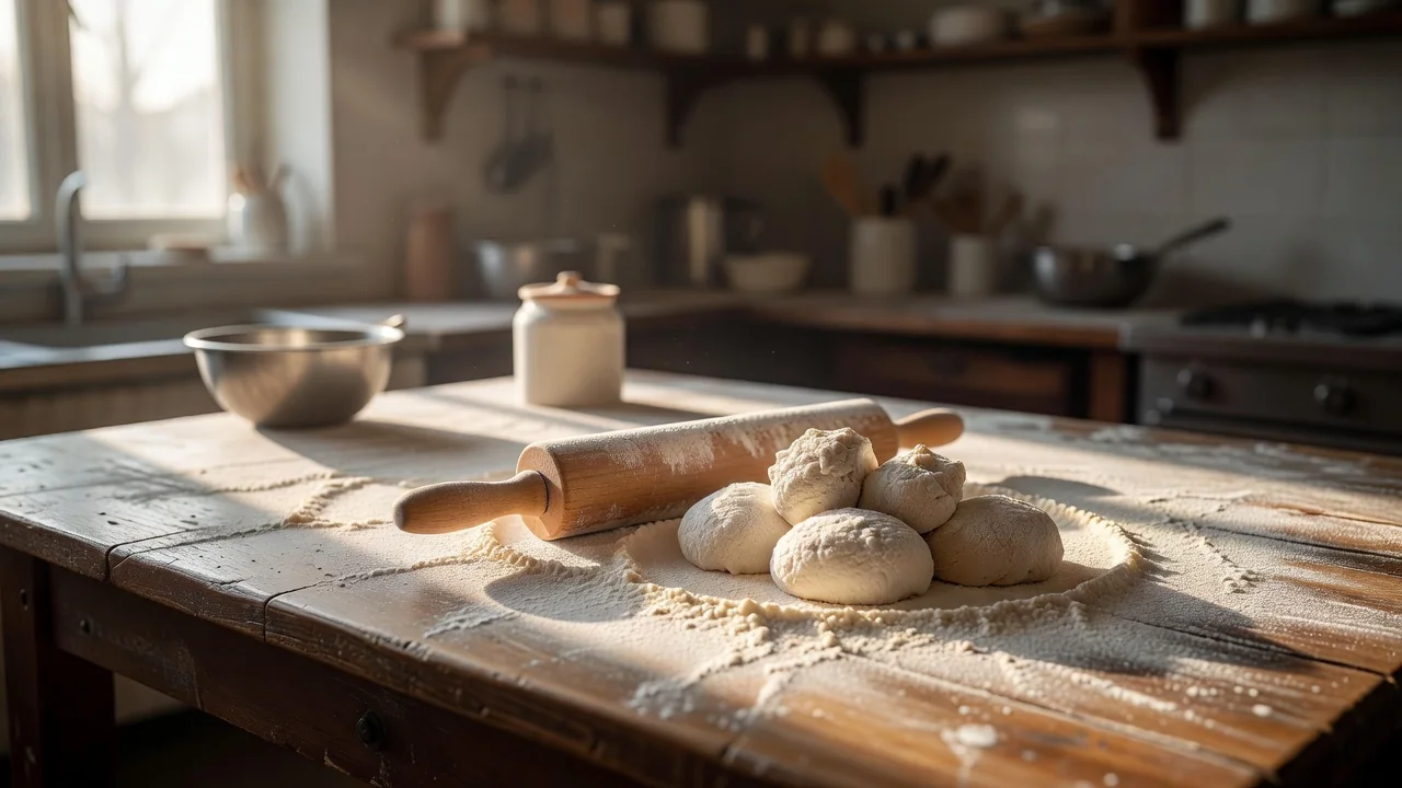 Sariwang pandesal at tinapay sa bakery