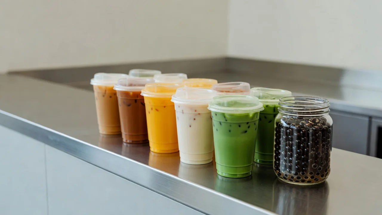 Milk tea shop sa Pilipinas na puno ng customers noong hapon