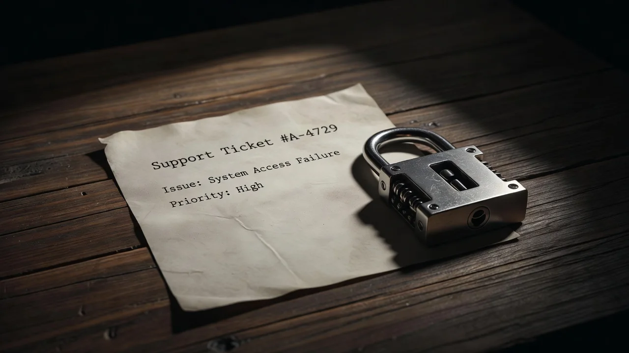 Ticket sa support para sa naka-block na Tortuga